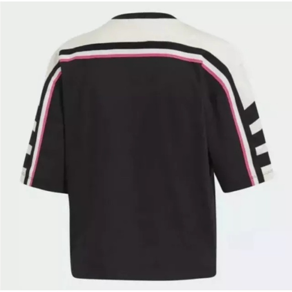 ADIDAS The OG Tee DH4183 Black Ivory Pink Crew Neck Short Sleeve Top $40 VGUC XL - Picture 15 of 15